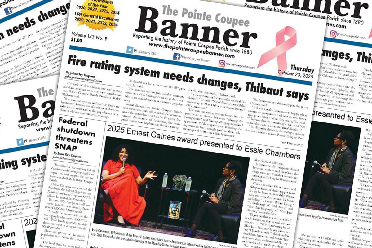 Pointe Coupee Banner: 2025 Ernest Gaines award presented to Essie Chambers